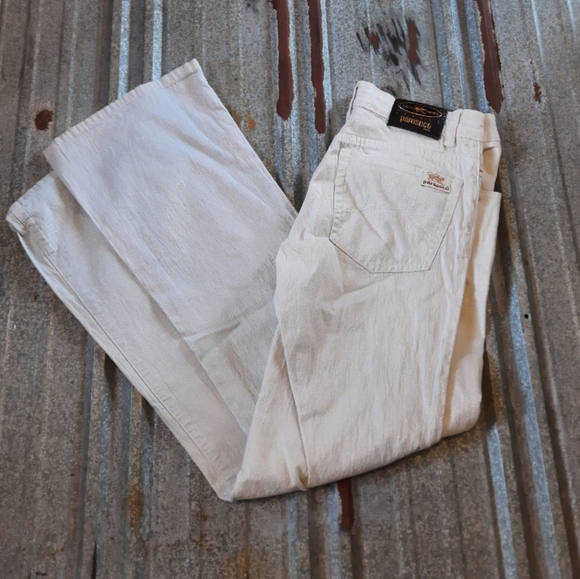 VINTAGE 90's Shimmery Parasuco Jeans - Picture 4 of 11